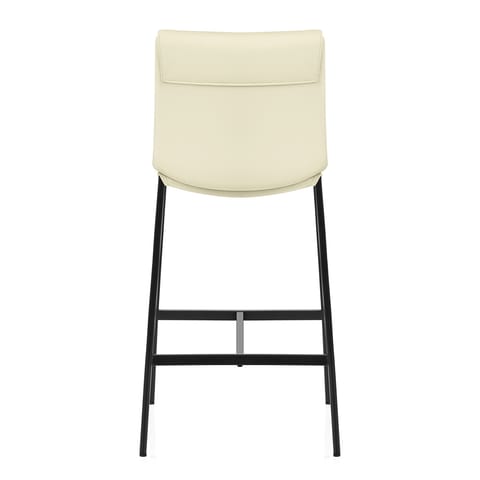 Addison Real Leather Stool Cream