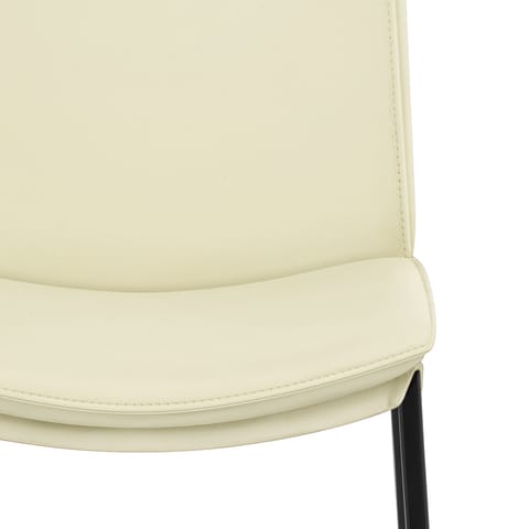 Addison Real Leather Stool Cream