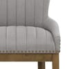 Chiltern Oak Bar Stool Grey Fabric