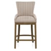 Chiltern Oak Bar Stool Tweed Fabric