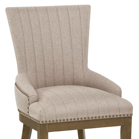 Chiltern Oak Dining Chair Tweed Fabric