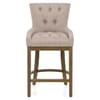 Knightsbridge Oak Stool Tweed Fabric
