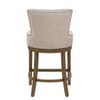 Knightsbridge Oak Stool Tweed Fabric