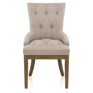 Knightsbridge Oak Chair Tweed Fabric