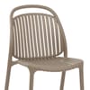 Arlo Stackable Chair Brown