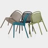 Arlo Stackable Chair Brown