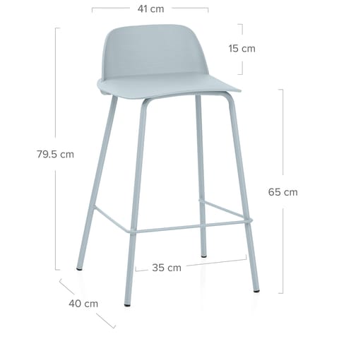 Pixel Bar Stool Blue