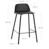 Pixel Bar Stool Black