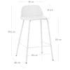 Pixel Bar Stool White