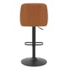 Canberra Real Leather Stool Antique Brown