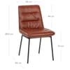 Lewis Dining Chair Brown