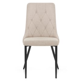 Phoebe Dining Chair Beige Fabric