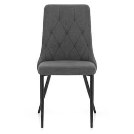 Phoebe Dining Chair Charcoal Fabric