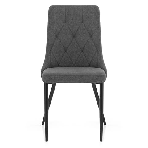 Phoebe Dining Chair Charcoal Fabric