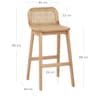 Oakley Wooden Stool