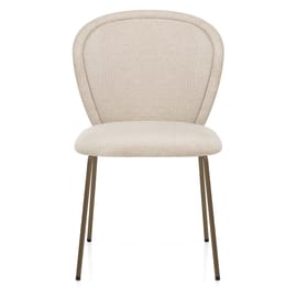 Isabella Dining Chair Beige Fabric