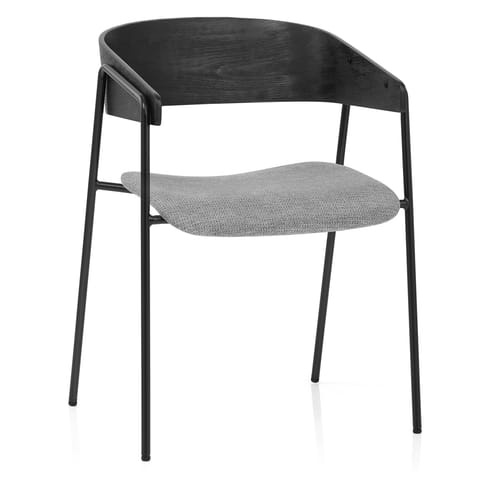 Lauren Dining Chair Grey Fabric
