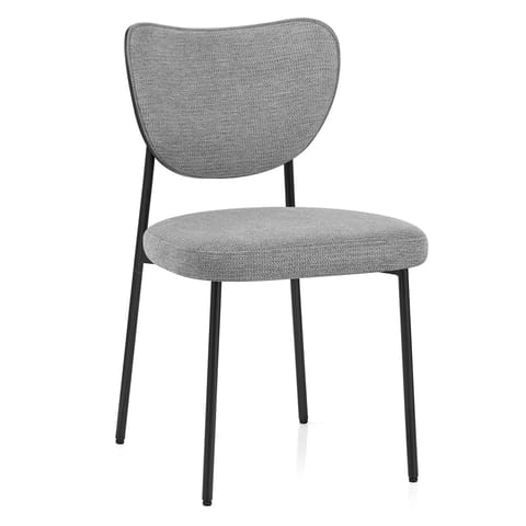 Tosca Dining Chair Grey Fabric