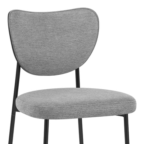 Tosca Dining Chair Grey Fabric