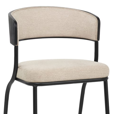 Alexa Dining Chair Beige Fabric