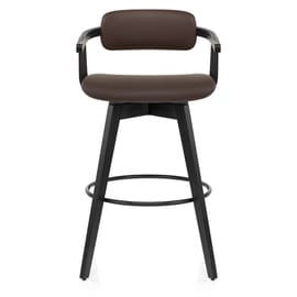 Electra Real Leather Stool Brown