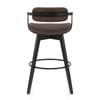 Electra Real Leather Stool Brown
