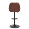 Mustang Gas Lift Bar Stool Antique Brown