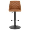 Melbourne Real Leather Stool Antique Brown