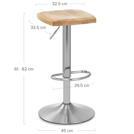 Arc Bar Stool Dimensions