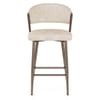 Lusso Bar Stool Cream Velvet