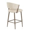 Lusso Bar Stool Cream Velvet