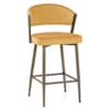 Lusso Bar Stool Gold Velvet