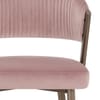 Lusso Bar Stool Pink Velvet