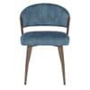 Lusso Dining Chair Blue Velvet
