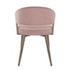 Lusso Dining Chair Pink Velvet