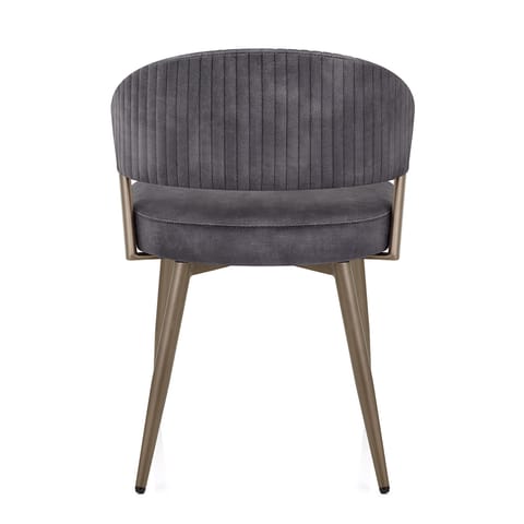 Lusso Dining Chair Black Velvet