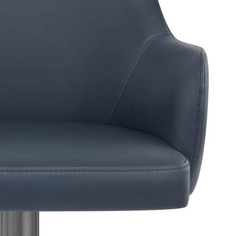 Antonia Graphite Stool Navy Blue