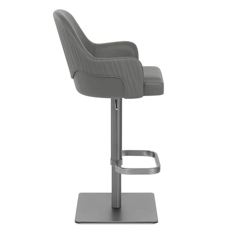Antonia Graphite Stool Dark Grey