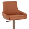 Olivia Bronze Bar Stool Tan