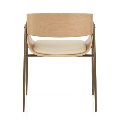 Nevada Oak Chair Cream