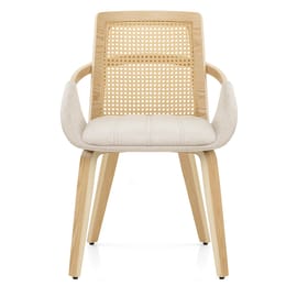 Cleveland Dining Chair Beige Fabric