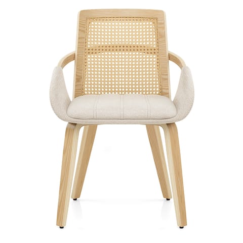 Cleveland Dining Chair Beige Fabric