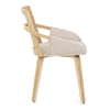 Cleveland Dining Chair Beige Fabric