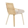 Cleveland Dining Chair Beige Fabric