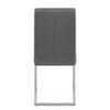 Lancaster Dining Chair Grey Leather