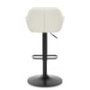 Sol Real Leather Bar Stool Cream