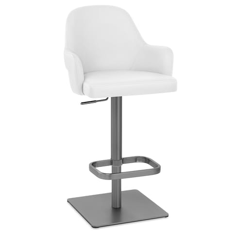 Antonia Graphite Stool White