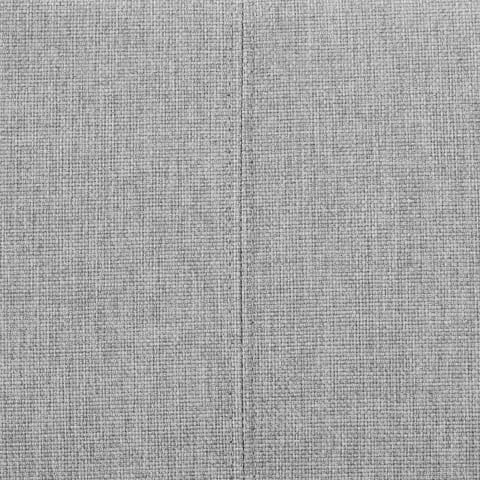 Cornell Oak Bar Stool Light Grey Fabric