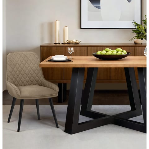Azure Dining Chair Brown
