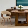 Grafton Dining Chair Walnut & Beige